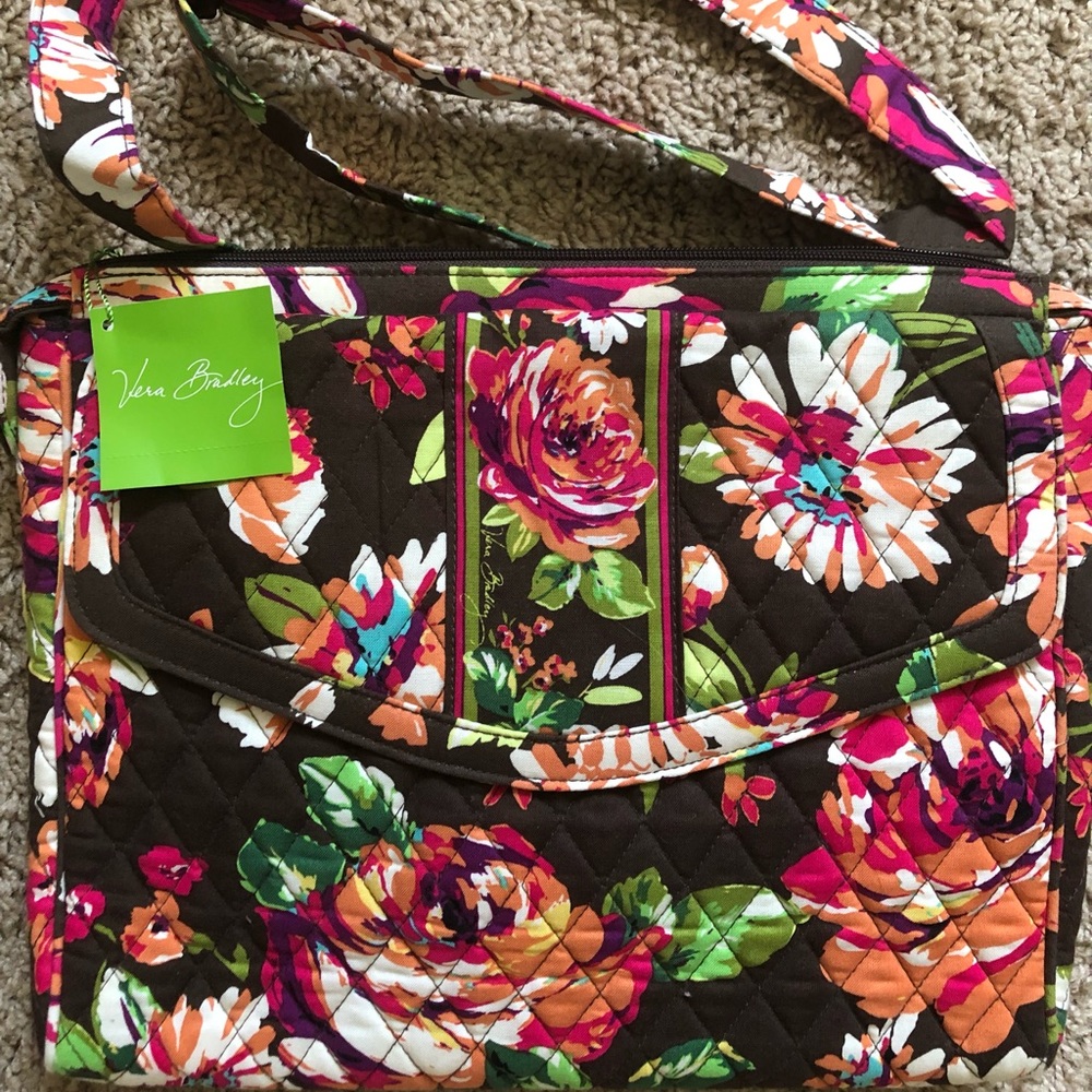 NEW W/TAG** Vera Bradley Tablet Case w/ Hipster Strap English Rose 🌹